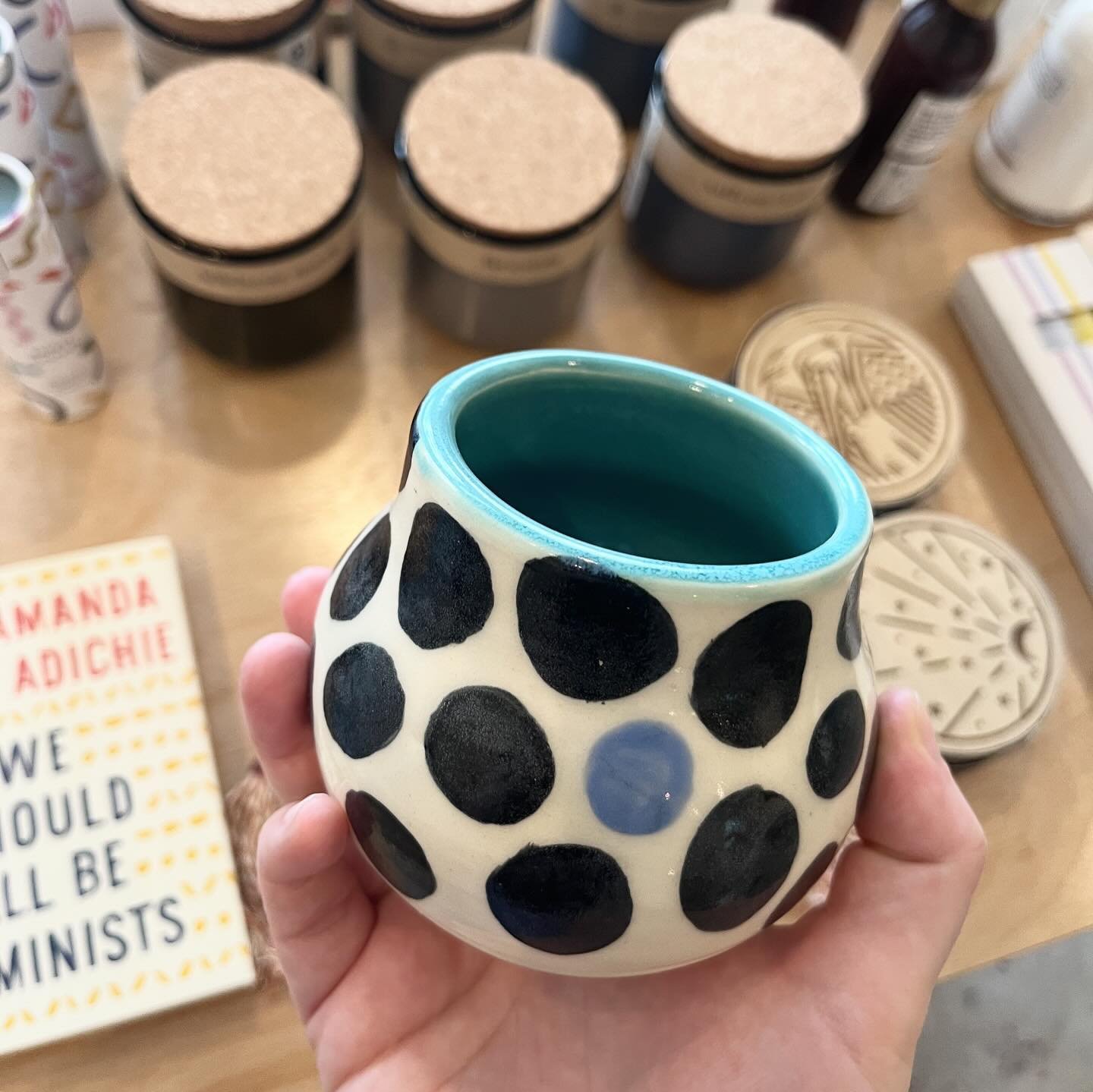 Restocked a few things at @_thegoodshop_ this weekend, where we&rsquo;re celebrating springtime 🌸 Lots of new surface designs with this latest kiln unload&mdash;bright colors, new glazes (!!) and new forms with a focus on vessels for plants. Some va