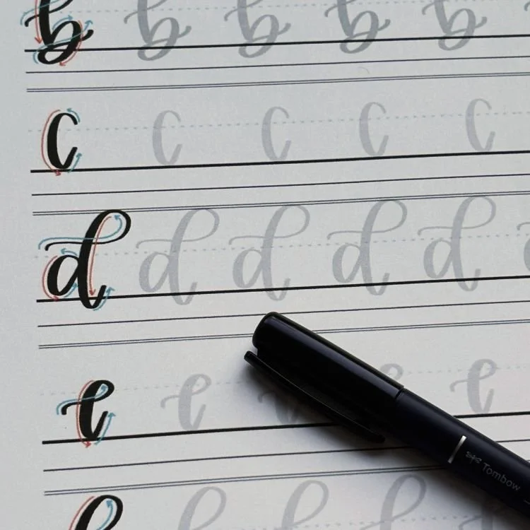 Calligraphy of D Practice