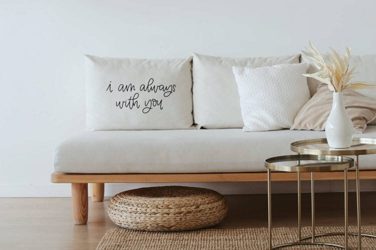 I Am Always with You SVG Custom Pillow