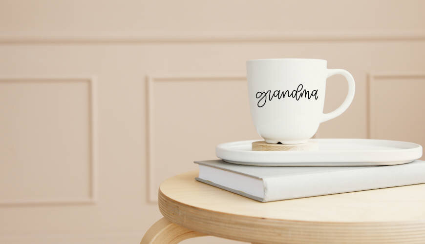 Grandma Coffee Cup SVG Gift