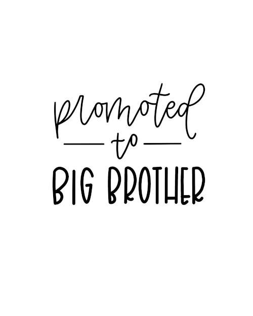 Promoted to Big Brother SVG