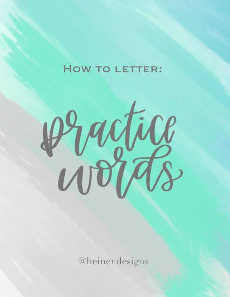 Lowercase Lettering Practice Word Worksheets