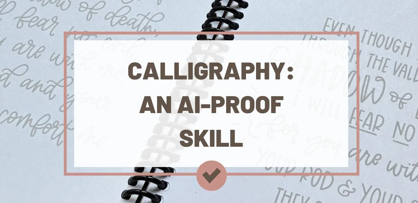 Can AI Do Calligraphy? Why Hand-Lettering is an AI-Proof Skill