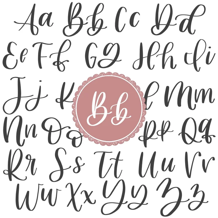 Calligraphy Letter B: Uppercase, Lowercase, Strokes & Practice