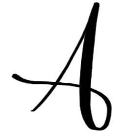 Uppercase A Hand-Lettering Tutorial