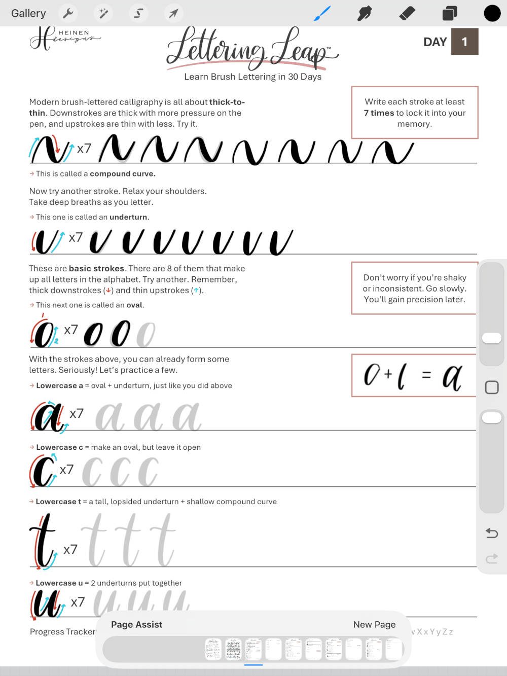 Hand-Lettering Lessons in Procreate