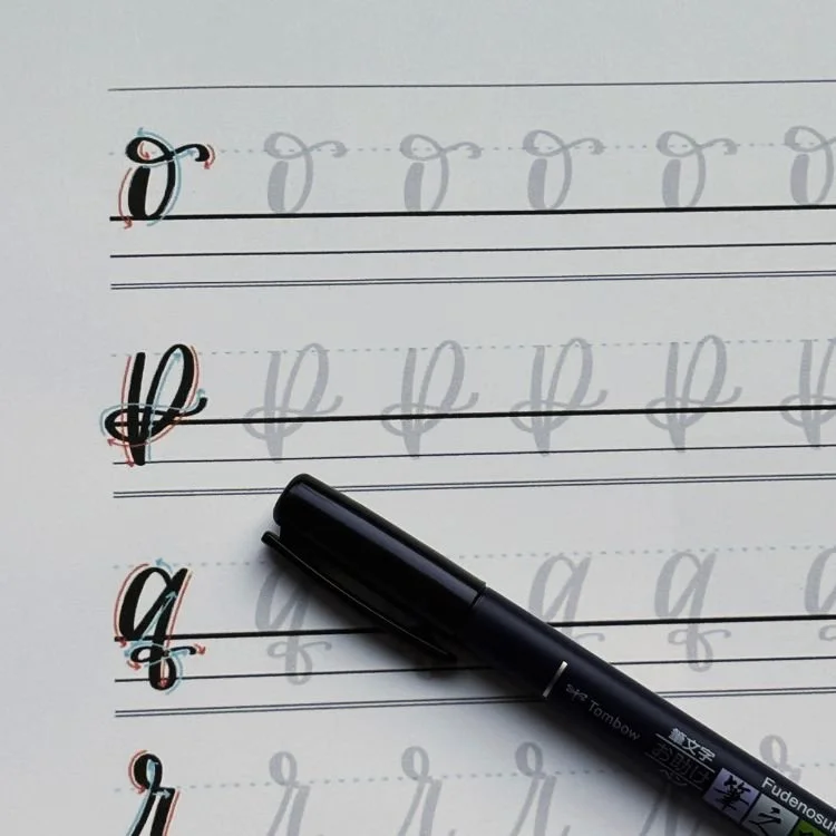 Calligraphy of P Practice