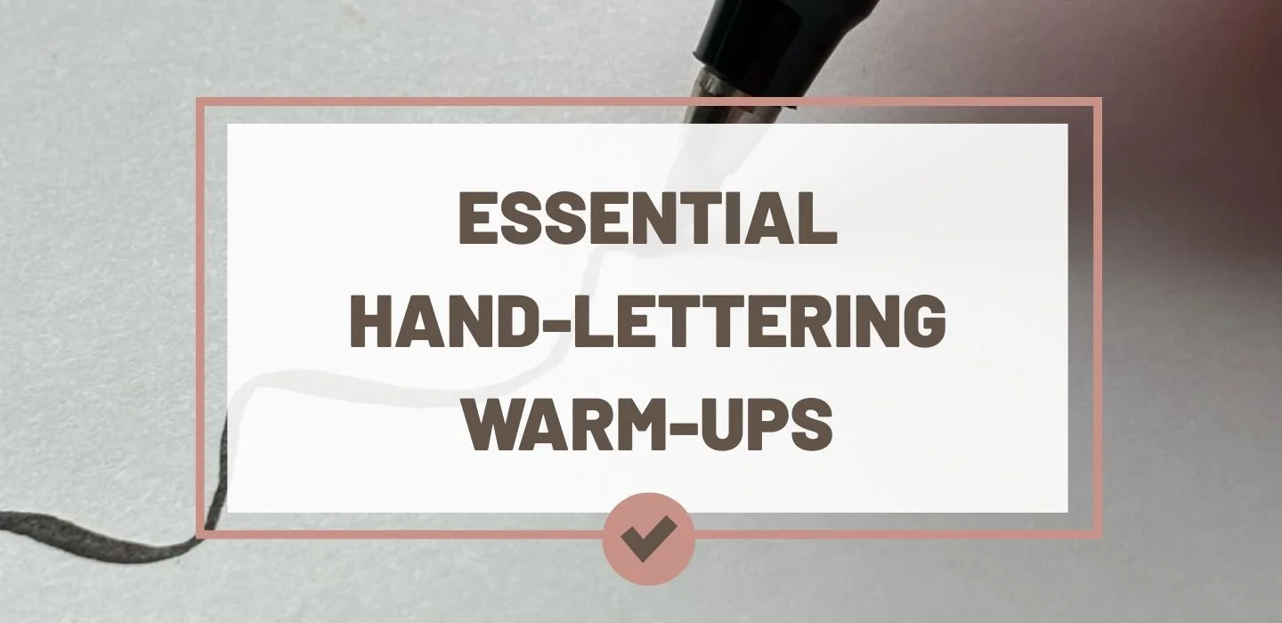 Hand-Lettering Warm-up Exercises Guide