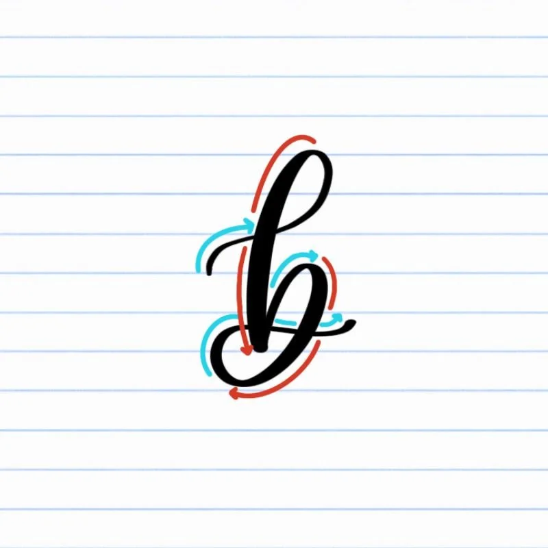 How to Hand-Letter Calligraphy b Lowercase