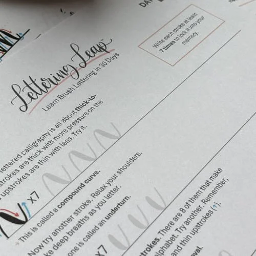 How to Start Hand Lettering Guide