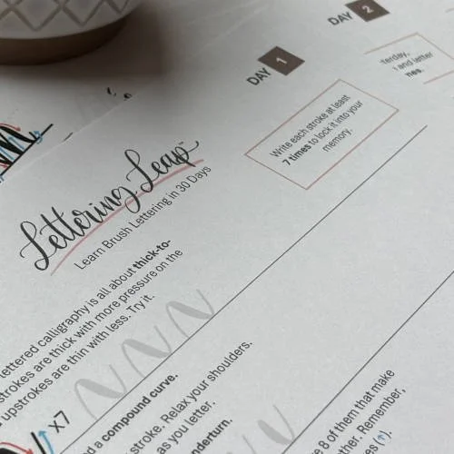 Best Way to Learn Hand Lettering