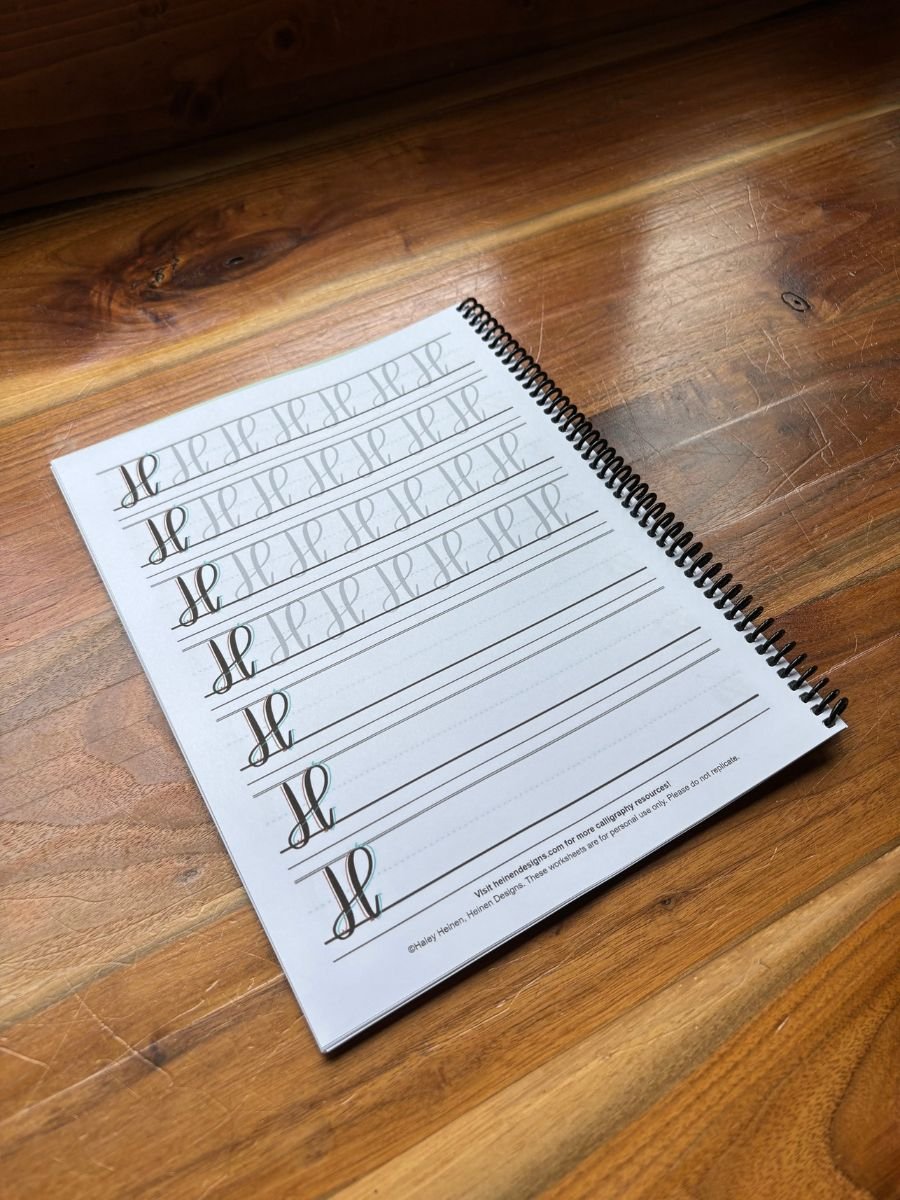 Hand-Lettering Practice Sheets vs. Books + FREE Download