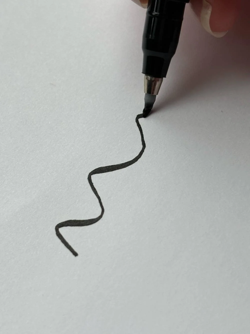 Calligraphy Warm-up Wavy Line Exercise