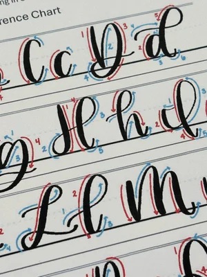 Calligraphy H: Uppercase, Low…