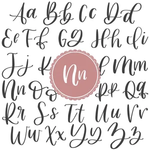 Calligraphy N: Uppercase, Lowercase, Strokes & Practice