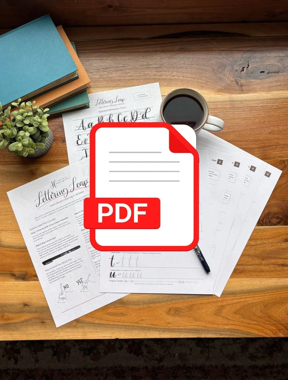 Lettering Leap™ Hand-Lettering Course - Full PDF Download