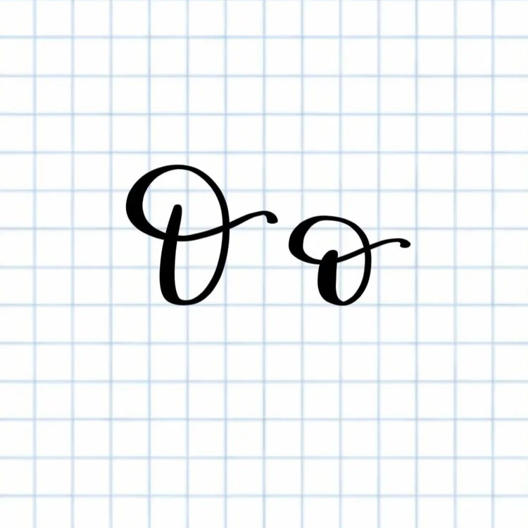Calligraphy O: Uppercase, Lowercase, Strokes & Practice