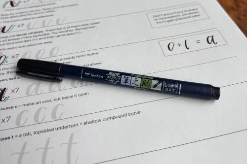 Best Brush Pen for Calligraphy Beginner Course