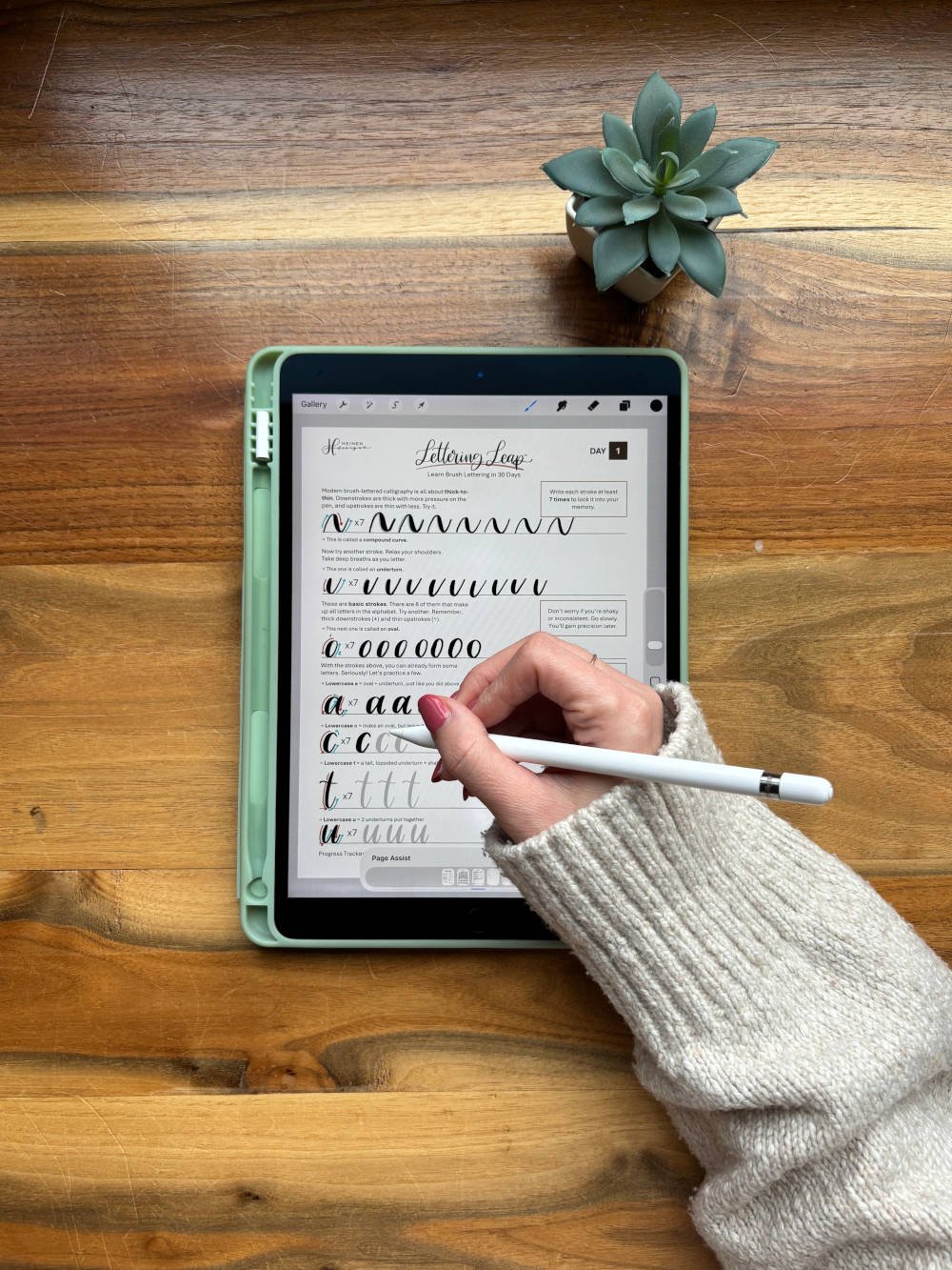 Hand-Lettering Course iPad Online