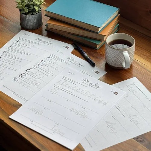 Mastering Hand Lettering Guided Course