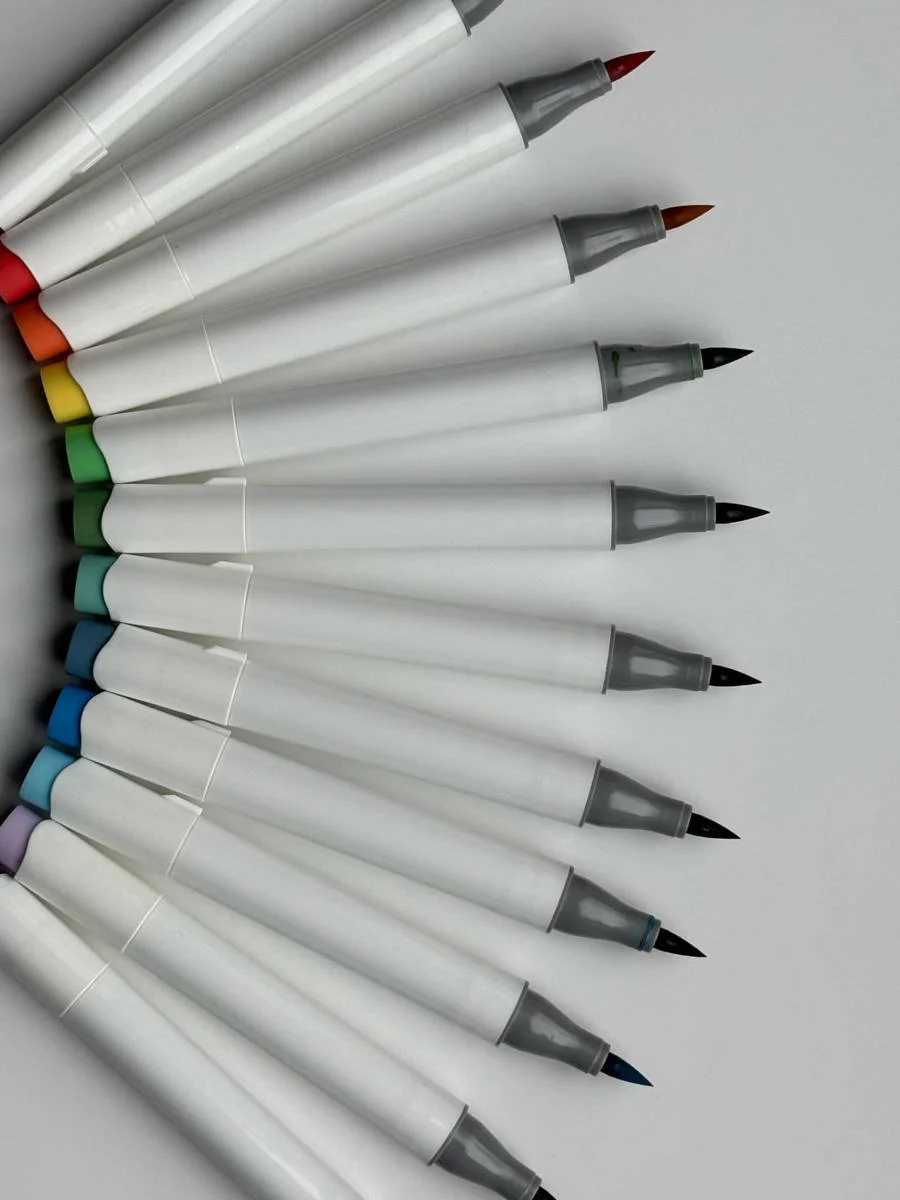 Calligraphy Pens Fanned Out