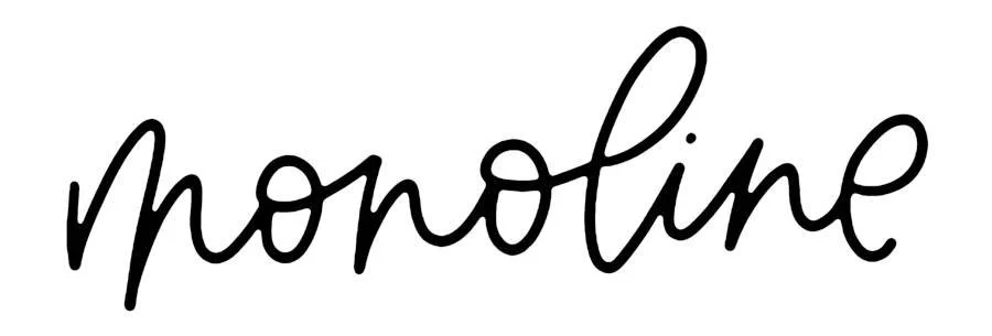 Monoline Calligraphy Word