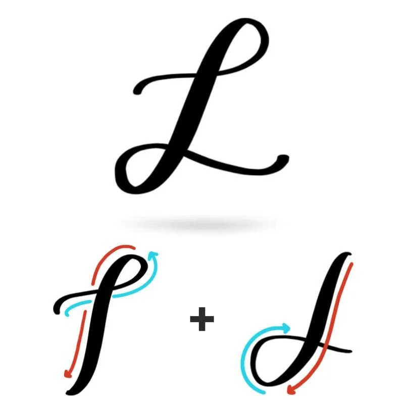 Capital Calligraphy L Basic Strokes