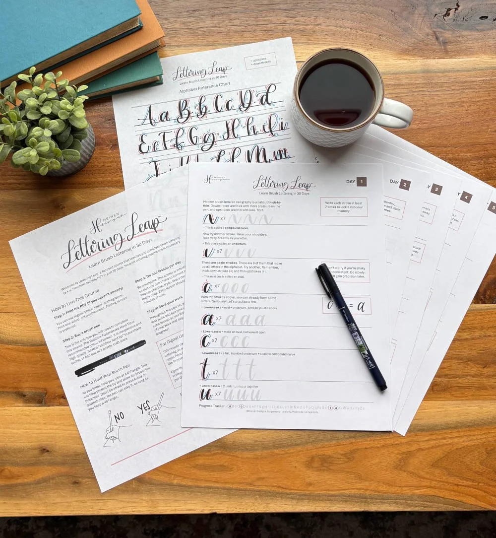 Hand-Lettering Beginner Course