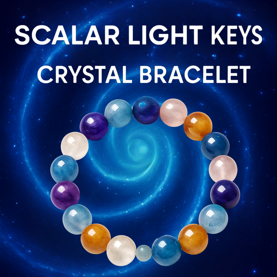 Scalar Light Key Crystal Bead Bracelets