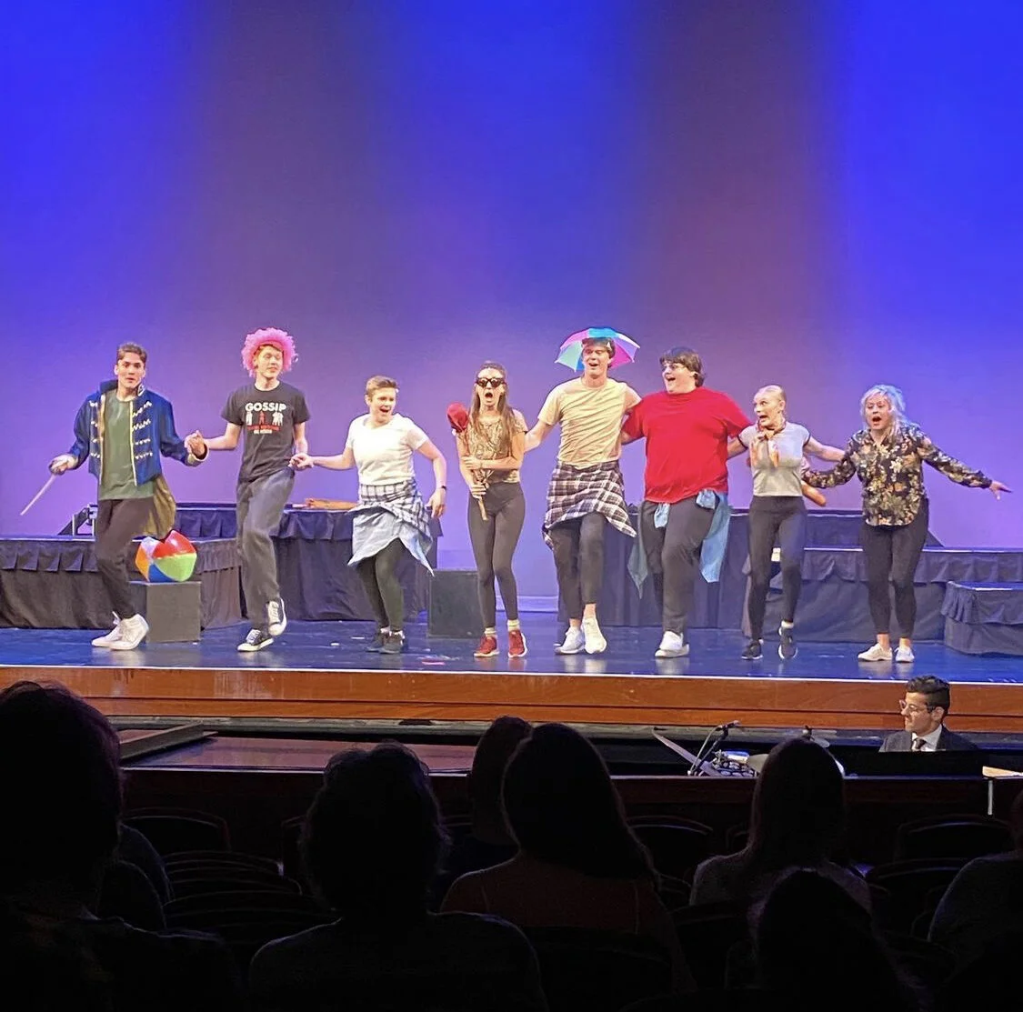 Cast of ????? The Improvised Broadway Musical, Ferguson Center New Musicals Lab, Summer 2021