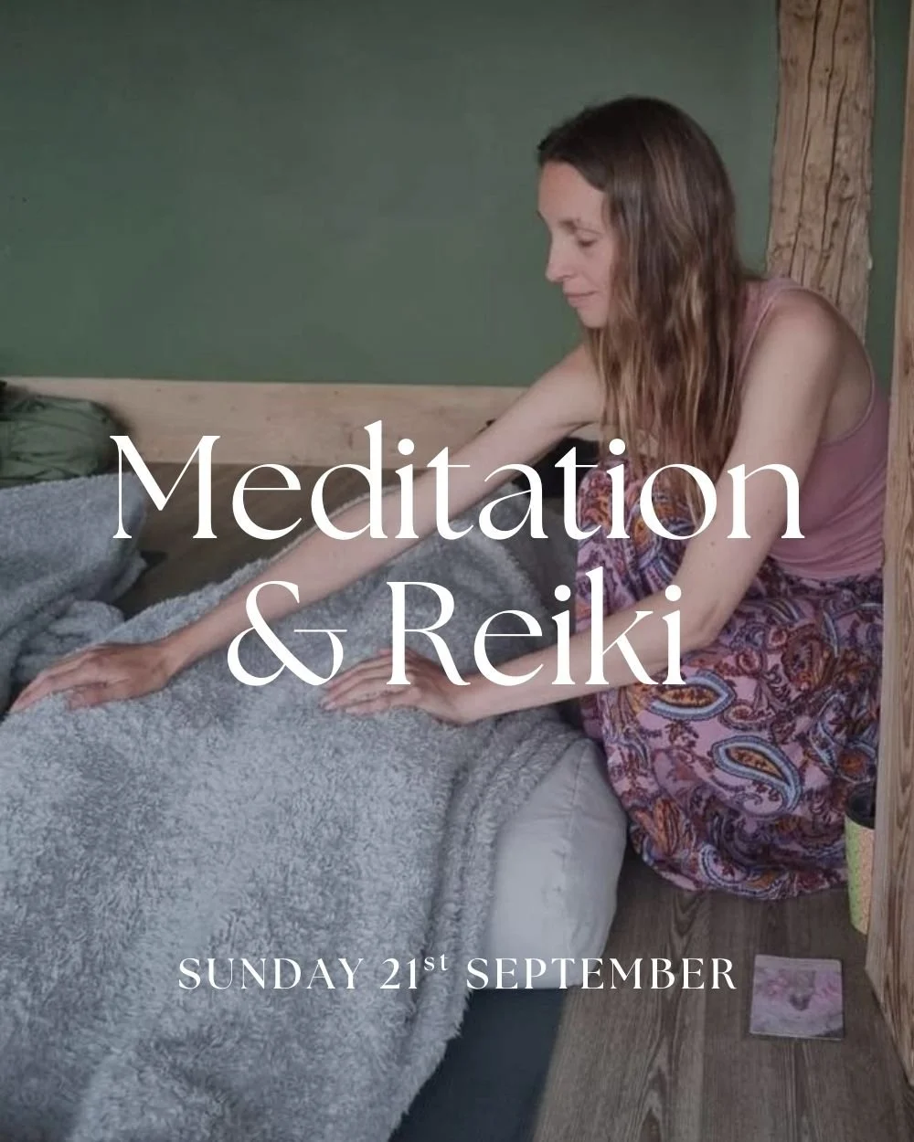 THIS SUNDAY EVENING... Take a journey back to presence, deepening your own abilities to heal.

Combining the practices of Reiki and meditation to create a nourishing and transformational space, together you will deepen your awareness of your body and