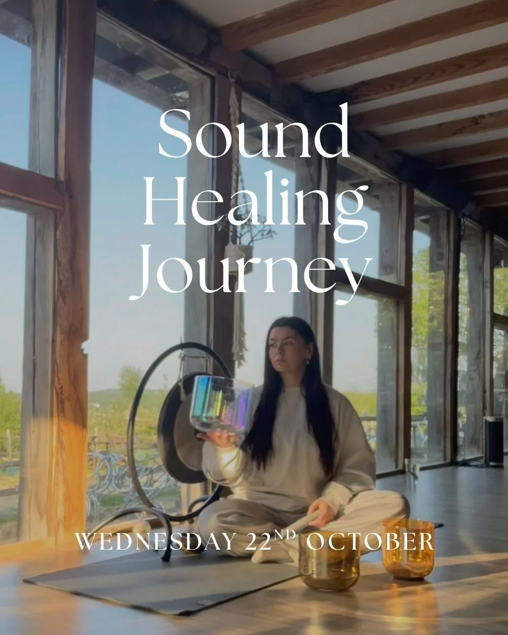 SOUND HEALING JOURNEY WITH @laurendyeyoga

✨ A nurturing evening to release, restore and reconnect with your inner rhythm.

As autumn deepens and the days grow shorter, nature invites us to slow down, release, and turn inward. Join Lauren for a resto