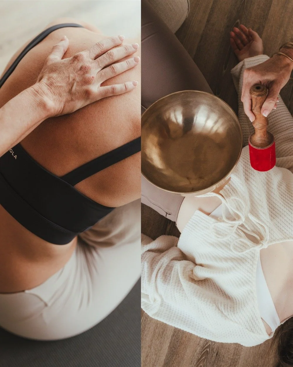 Seeking a nurturing, immersive experience that promotes overall well-being?

This evening combines the deep, passive stretches of Yin Yoga with therapeutic sound healing and gentle massage to create profound relaxation, release tension, balance energ