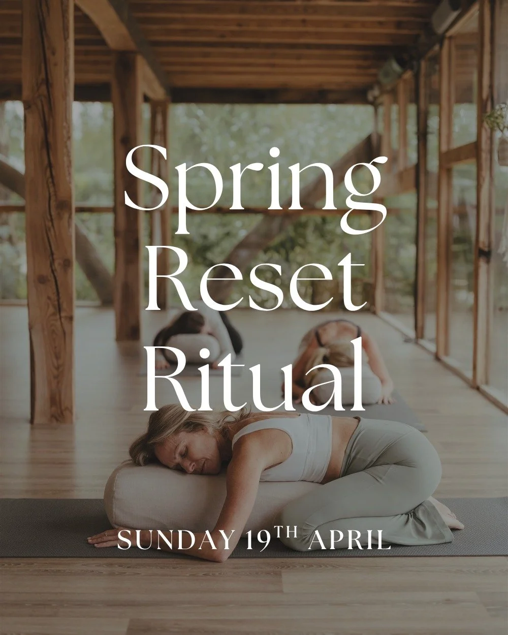 🌱 Spring Reset Ritual &ndash; Sunday 19th April

Step into the season with 2 hours of Yin Yoga inspired by Traditional Chinese Medicine. This nurturing practice targets your meridians, organs, fascia, and nervous system, helping you release tension 