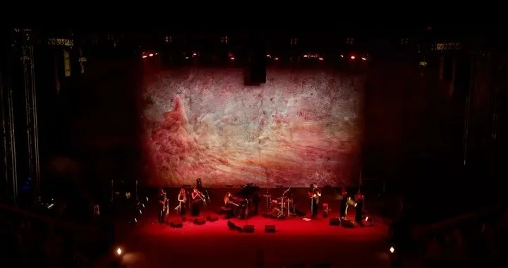 ✨ On July 5th, we joined @la.fumero with visuals for her concert at @grecfestivalbcn.
A beautiful night &mdash; one of those you simply enjoy.
Thank you, Lucia, for the music and the trust, to @daphlet, and to Grec and @bcncultura for making it possi