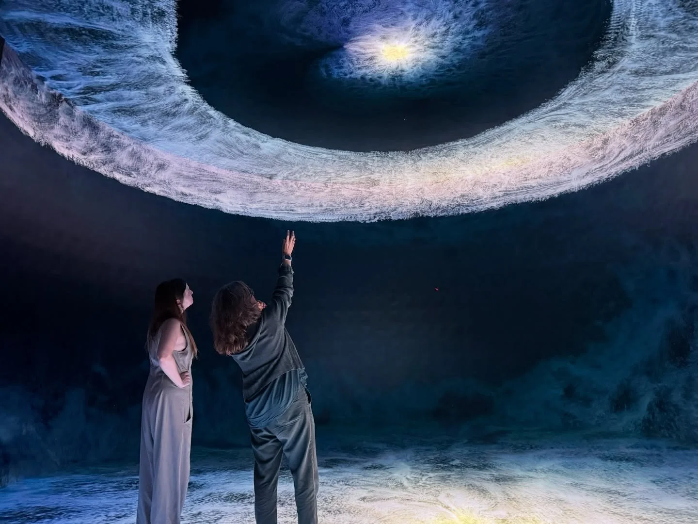 ✨ Last week we began the first part of our residency at @bluetechzone_ , an incredibly futuristic space where art, science and technology meet. It was an intense dive into the vortex, balanced with sunrise yoga, swims in the sea and swims in the sea 