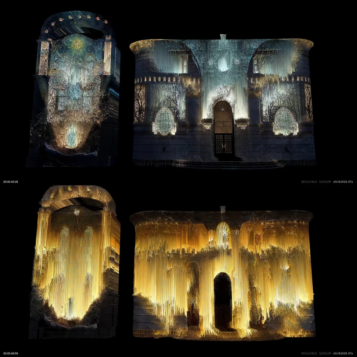 In one week we premiere SENSUM at @intervalsfest 

A new mapping work where we work with city data &mdash; temperature, noise, density &mdash; treated abstractly within our visual language.
Rather than information, they become visual material.

A dig