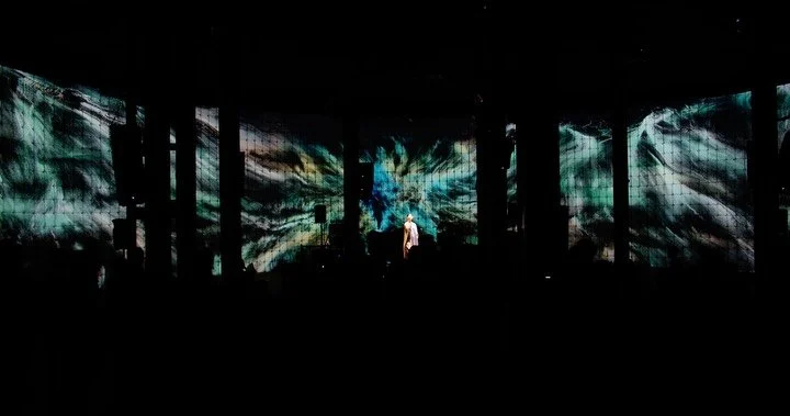 Kokyu &mdash; breath.

A fragment from our concert with Hatis Noit, following our residency at keroxen in Tenerife.

Abstract wings unfold, contract and transform in response to Hatis&rsquo;s voice.

It has been truly wonderful working with Hatis&mda