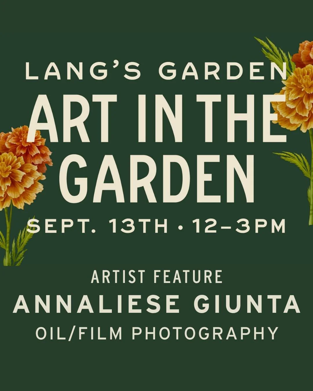 AITG '26 ARTIST FEATURE 💐
Annaliese Giunta

Annaliese Giunta is a multidisciplinary artist, with a primary focus on oil painting and film photography. She has a BFA in Studio Art with a concentration in Painting and a Minor in Business Studies. Anna