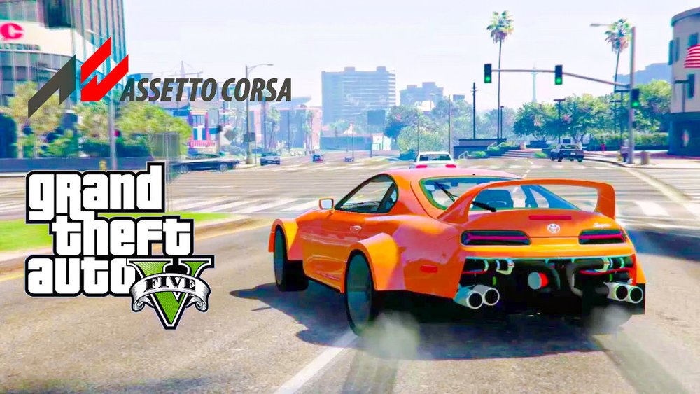 GTA 5 MAP ON ASSETTO CORSA?!? 