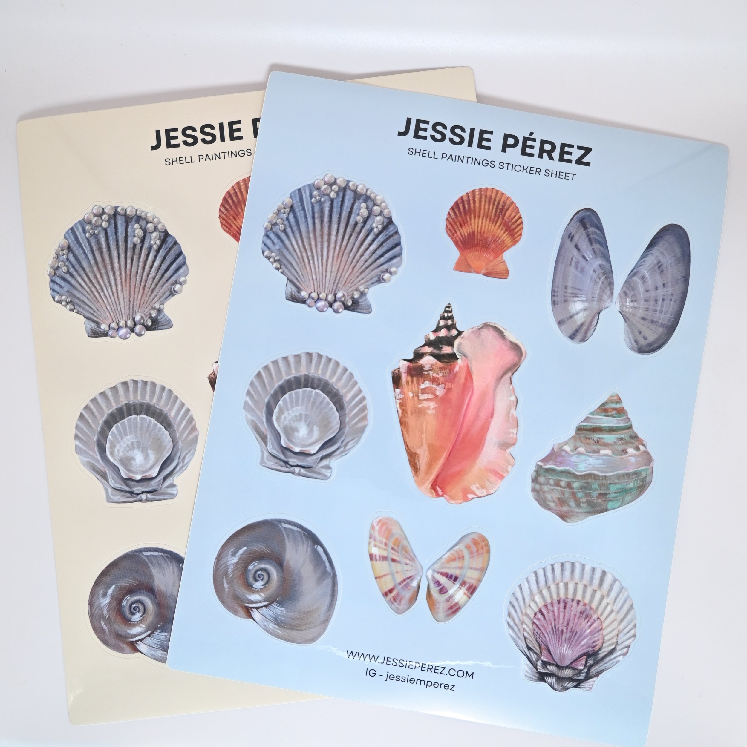 Seashell Sticker Sheet