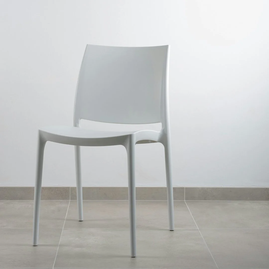 white chair