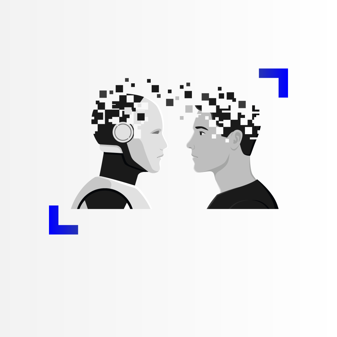 Illustration of AI creative workflow