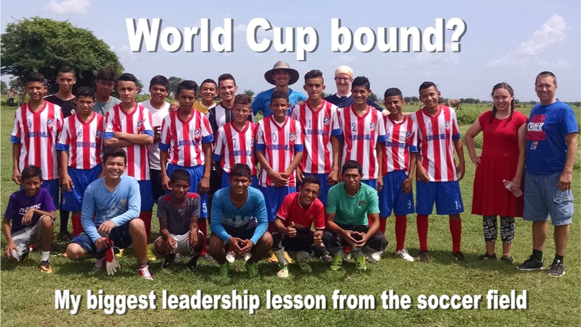 Leadership lesson from the Soccer pitch