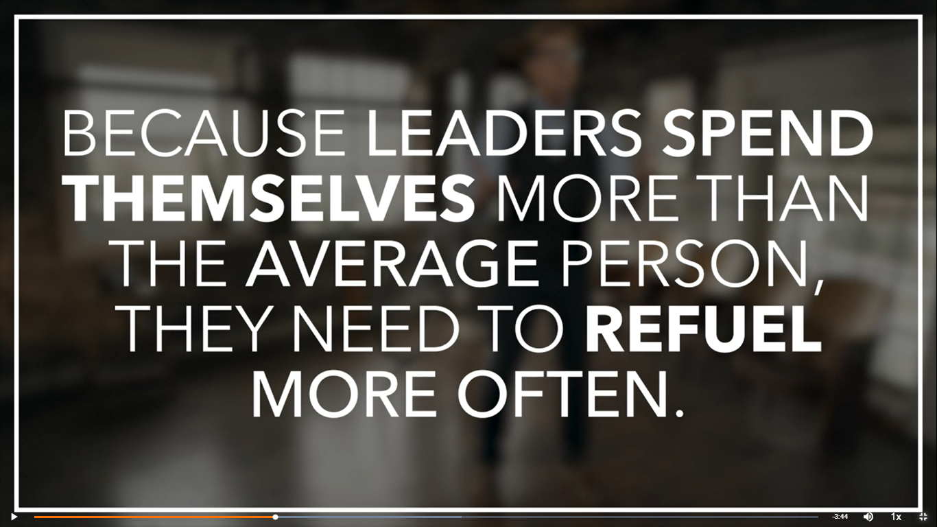 leaders spend more so they need to refuel more