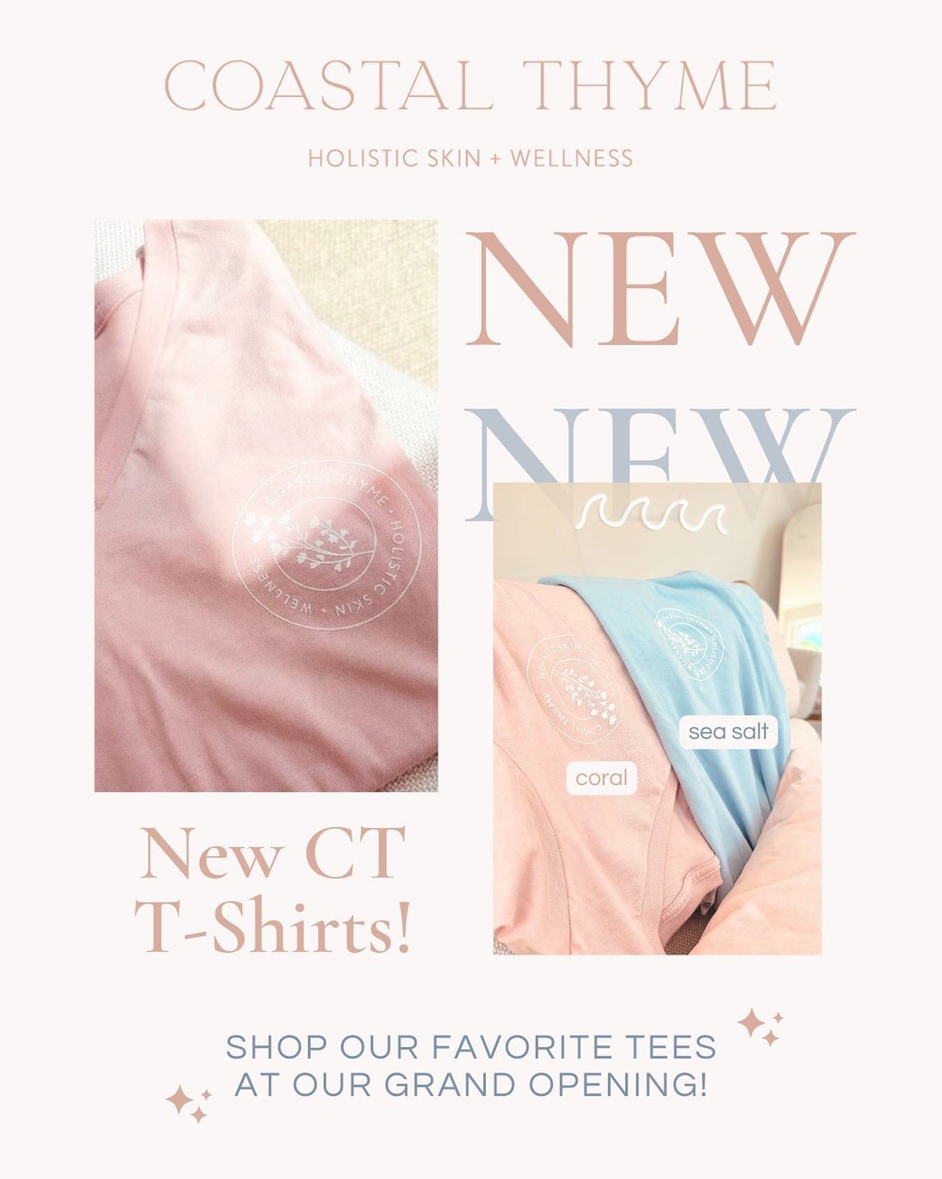 Introducing our ✨NEW✨ CT Tees! 🌊

You asked, we listened- now your favorite, softest, and most comfortable sweatshirts are now available in tees! 💕

We searched high and low for the best quality material, and we found it! 🤩✨

You&rsquo;re going to
