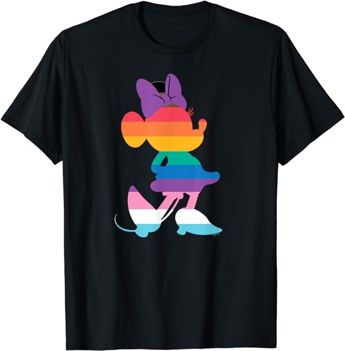 Disney Minnie Mouse Pride Inclusive Pose Rainbow t-shirt
