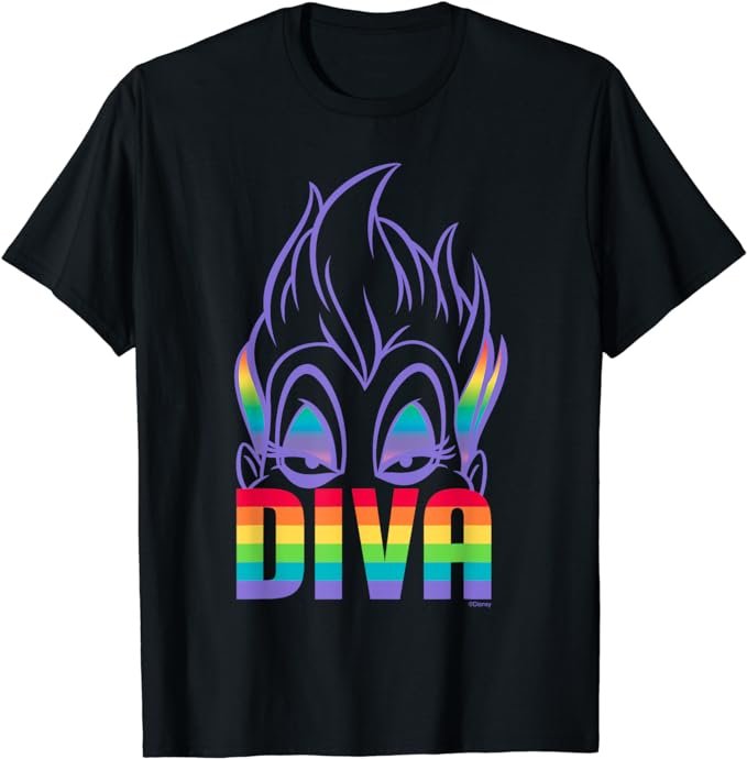 Disney Villains Ursula Diva Pride T-Shirt
