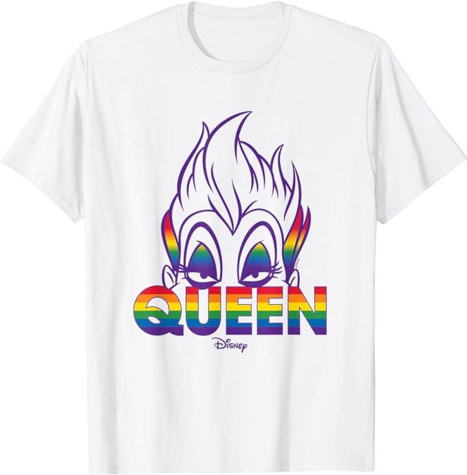 Disney Villains - Ursula Queen Pride T-Shirt