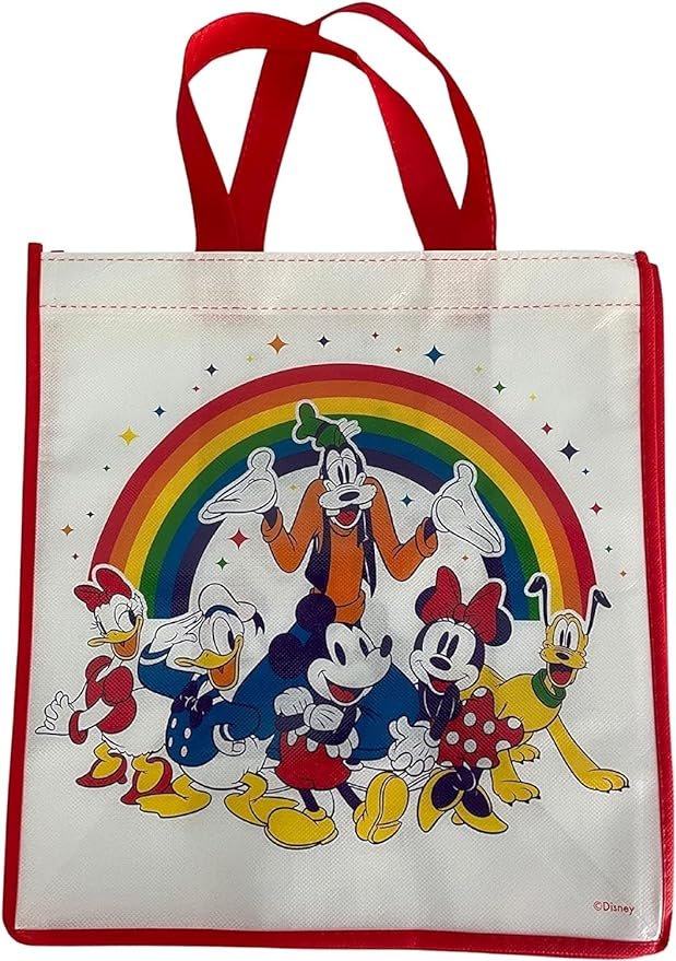 Disney's Mickey Mouse and Friends Rainbow Pride Collectable Large Reusable Tote Bag
